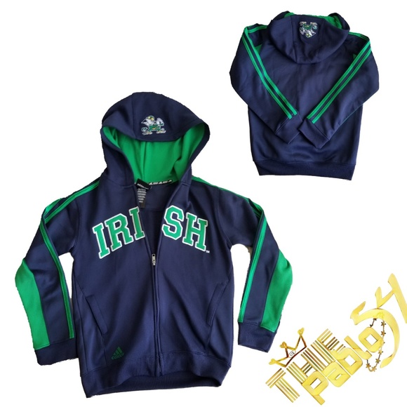 Adidas Notre Dame Full Zipped Hoodie S/4 - Picture 1 of 1